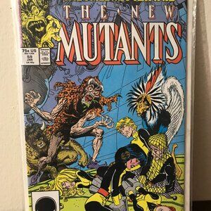 The Fall Of The Mutants - The New Mutants 59 Comic Book